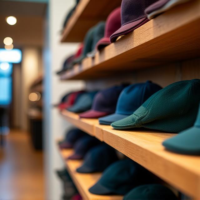 Interno del negozio di cappelli Navigate Headwear Roma a Roma